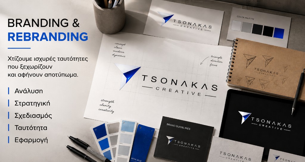 Branding & Rebranding — δημιουργούμε brands που ξεχωρίζουν